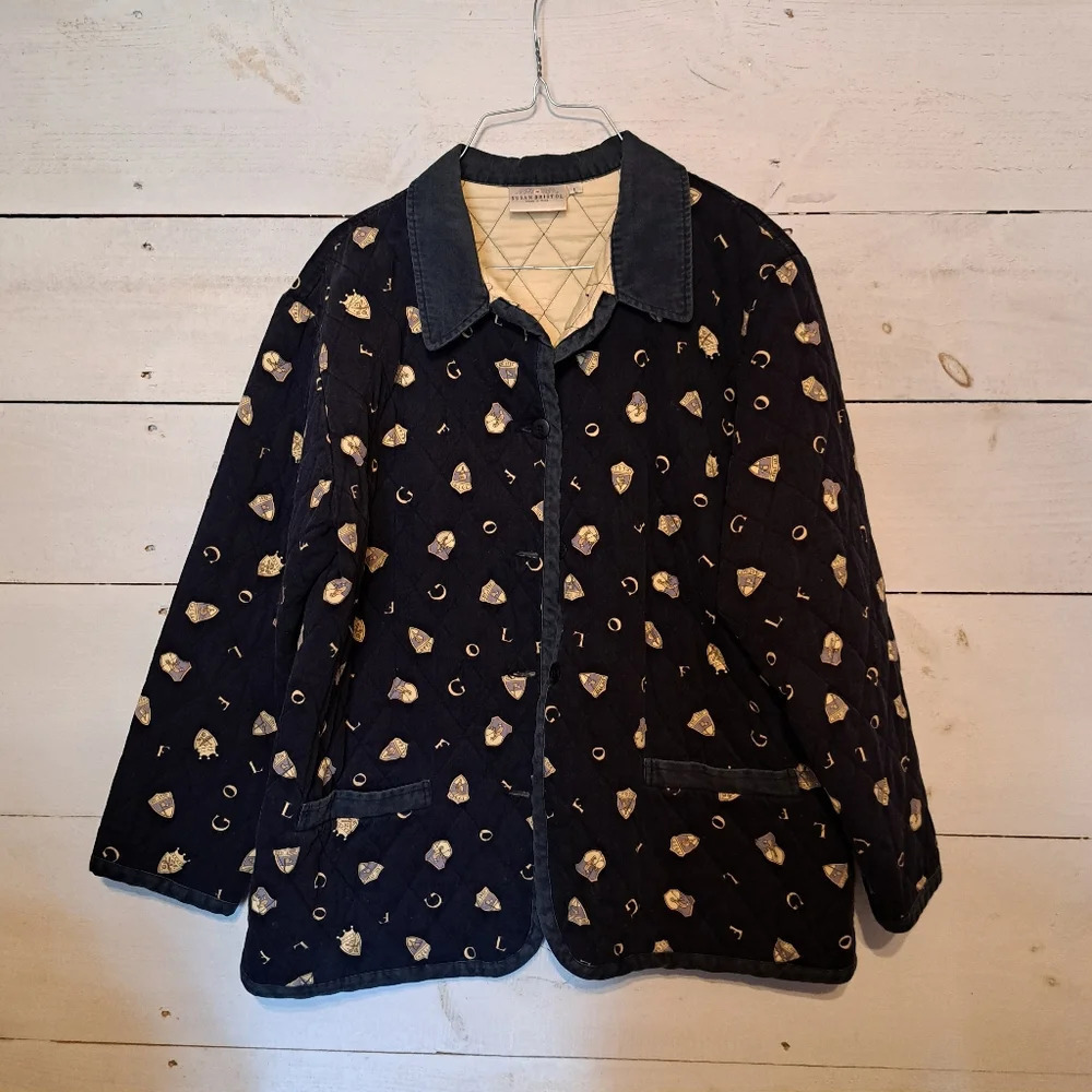 Vintage Susan Bristol Golf coat. Size large.